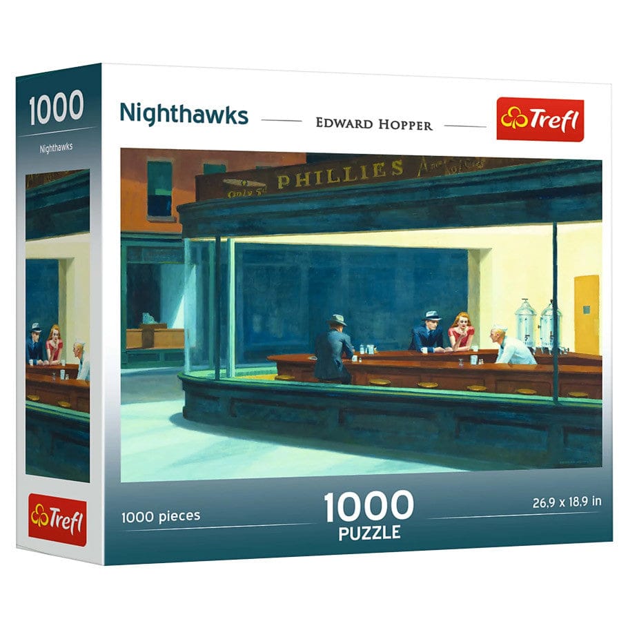 Trefl USA Puzzles > Jigsaw Puzzles Trefl Red: 1000pc Jigsaw - Nighthawks (Edward Hopper) 5900511933673 TRE93367