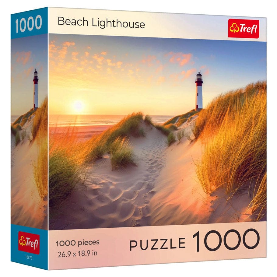 Trefl USA Puzzles > Jigsaw Puzzles Trefl Red: 1000pc Jigsaw - Sunsets Beach Lighthouse 5900511108750 TRE10875