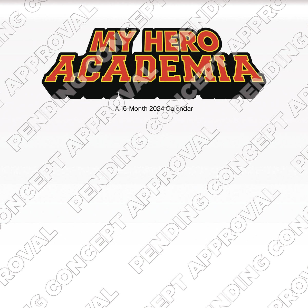 Trends International Decor > Other Decor 2024 Calendar: My Hero Academia 9781438894379 MAY232431