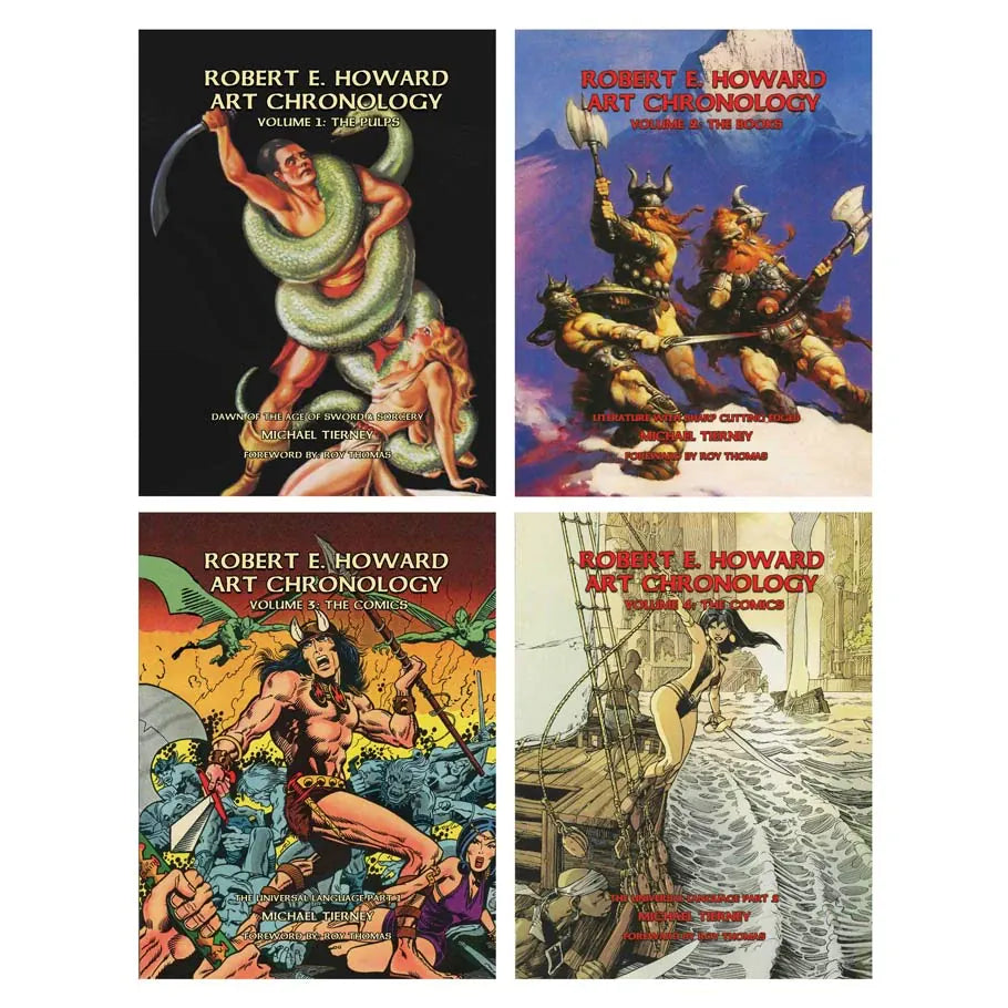 Troll Lord Games Books > RPG Robert E. Howard Art Chronology 4-Volume Slipcase 9781952379512 TLG21420