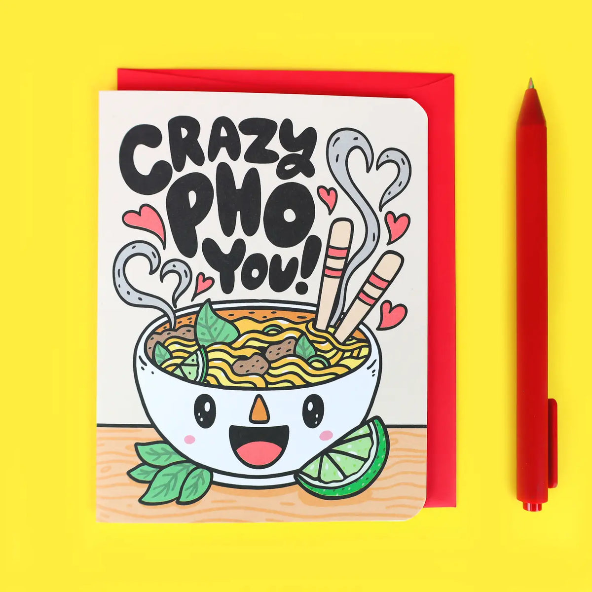 Turtle's Soup Stationery > Greeting Cards Crazy Pho You Card C-059