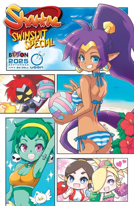 UDON Entertainment Comic Books 2025 SHANTAE SWIMSUIT SPECIAL #1 (ONE SHOT) CVR B MIKAN VAR 85534800152900121 0725UE850