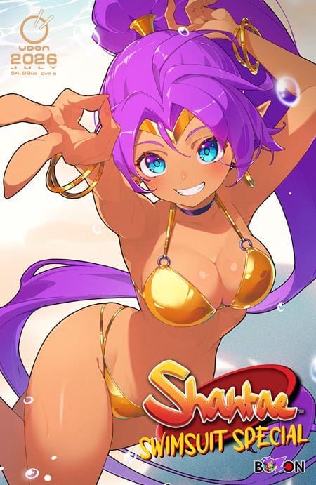 UDON Entertainment Comic Books 2026 SHANTAE SWIMSUIT SPECIAL #1 (ONE SHOT) CVR B IKKI VAR 85534800168000121 0526UE1314