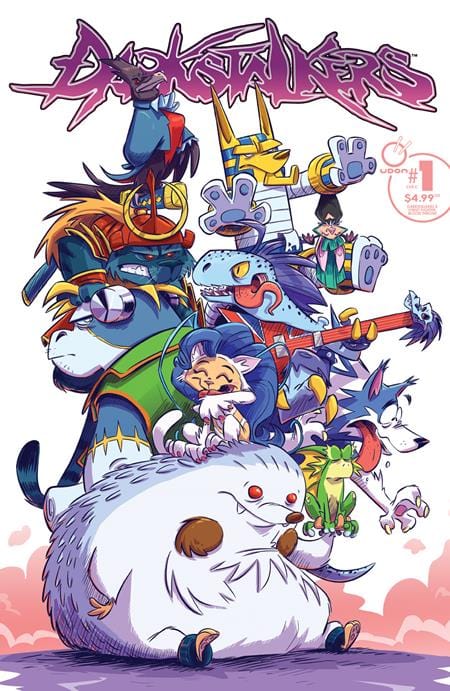 UDON Entertainment Comic Books DARKSTALKERS X STREET FIGHTER BLOOD THRONE #1 (ONE SHOT) CVR C DAX GORDINE VAR 85534800151200131 0425UE758