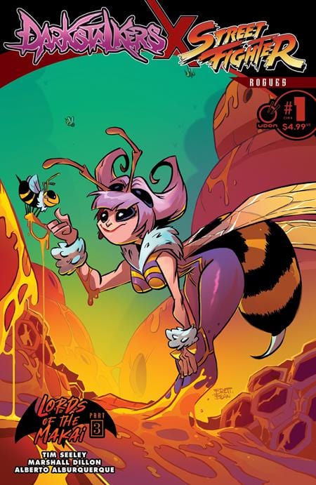 UDON Entertainment Comic Books DARKSTALKERS X STREET FIGHTER ROGUES #1 (ONE SHOT) CVR B BRETT BEAN VAR 85534800158100121 1025UE1010