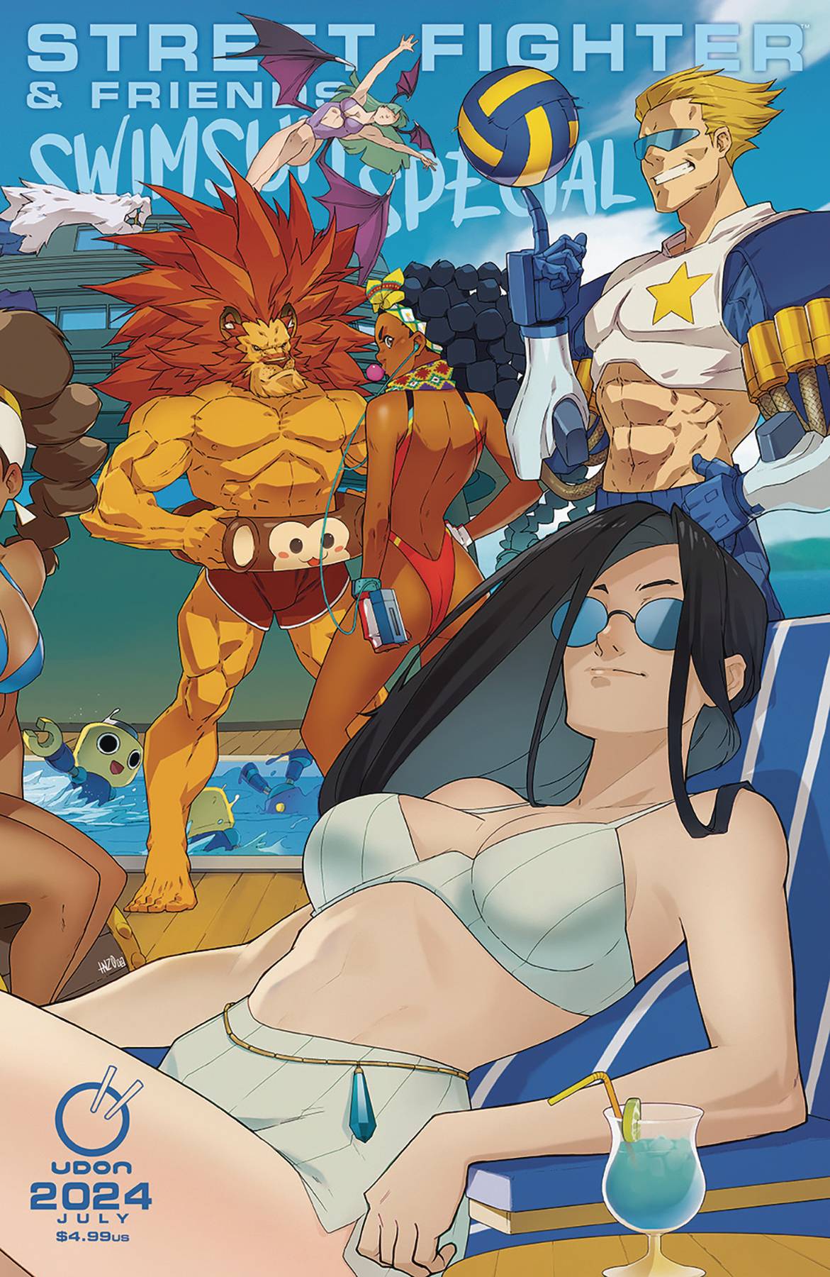 STREET FIGHTER SWIMSUIT SPECIAL　UDON　5冊組 udon-entertainment-comic-books