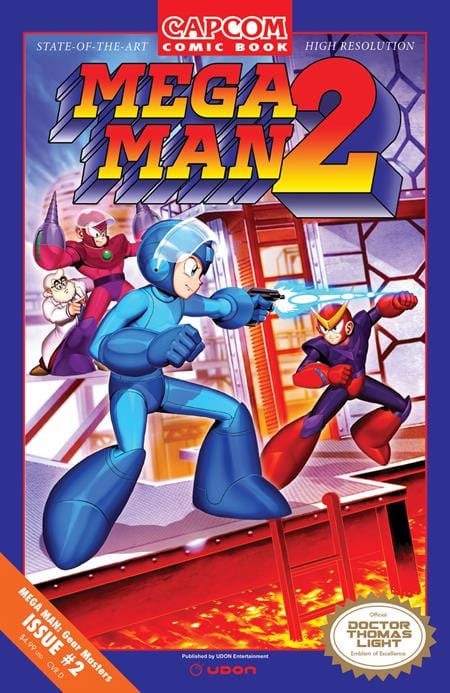 UDON Entertainment Comic Books > Incentives MEGA MAN GEAR MASTERS #2 (OF 5) CVR D INC 1:5 GENZOMAN VAR (Release Date: 10/28/2026) 85534800171000241 0826UE1341