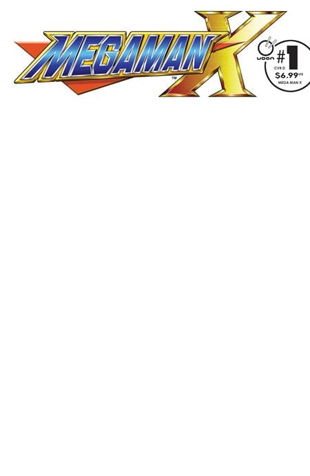UDON Entertainment Comic Books MEGA MAN X #1 (OF 5) CVR D BLANK SKETCH VAR 85534800159800141 1225UE1056