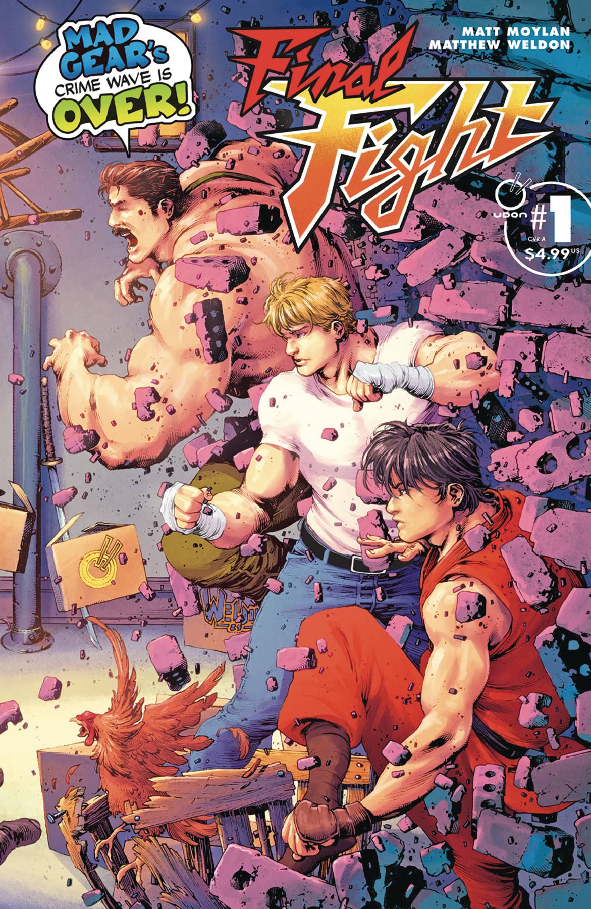 Udon Entertainment Inc Comic Books FINAL FIGHT #1 (OF 4) CVR A WELDON 85534800143700111 STL322552