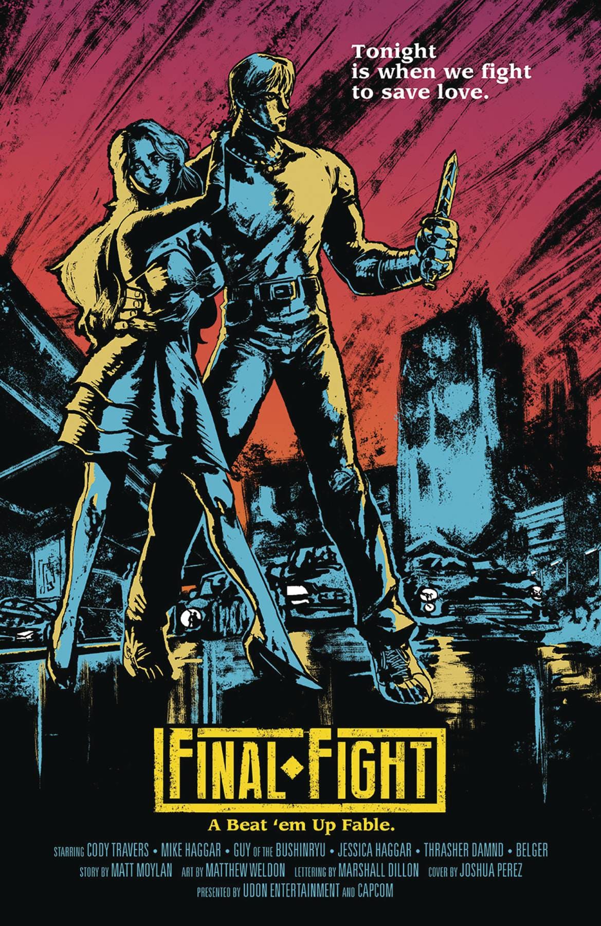 Udon Entertainment Inc Comic Books FINAL FIGHT #1 (OF 4) CVR E 1:5 INCV JOSH PEREZ 85534800143700151 STL322559