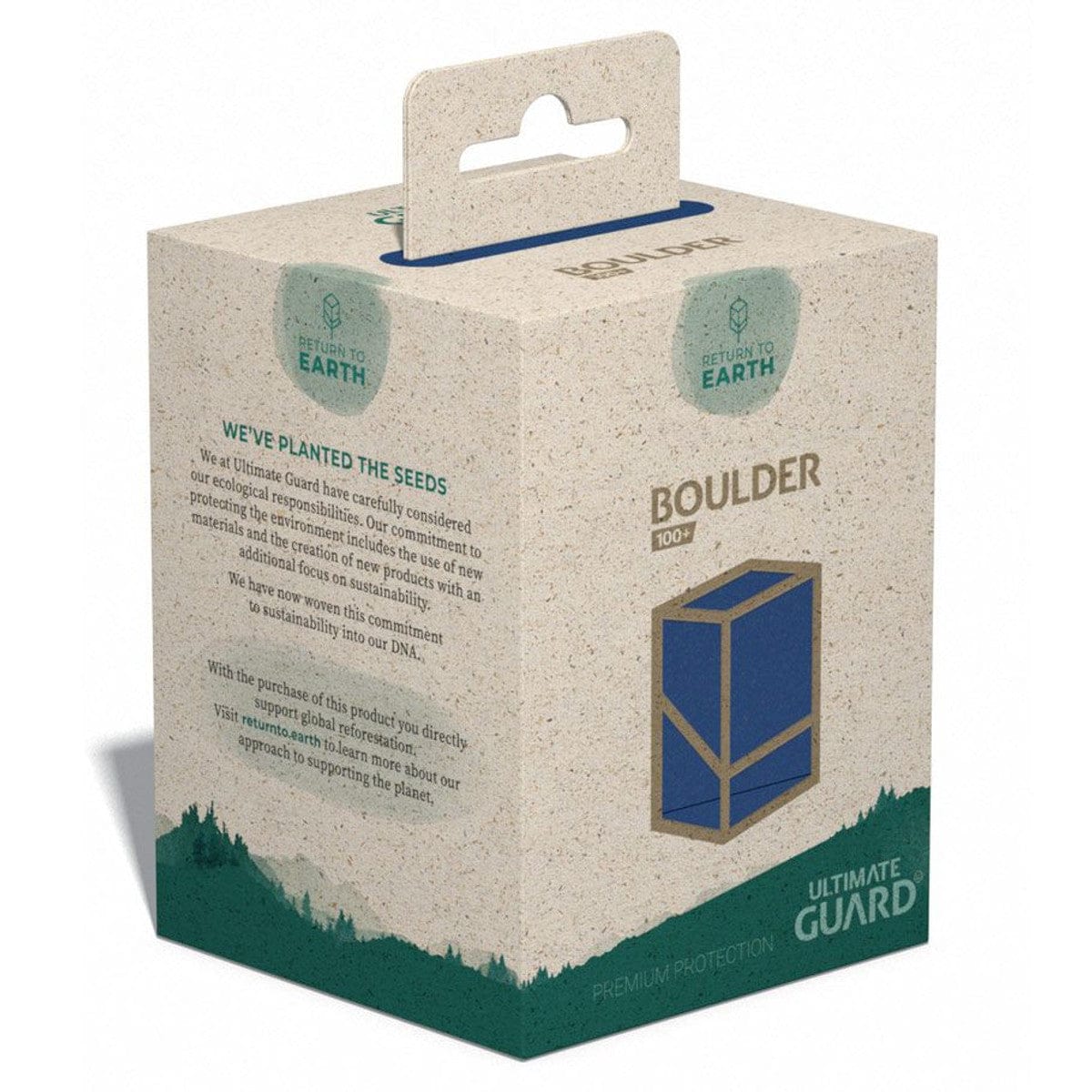 Ultimate Guard Game Supplies > Card Boxes Deck Box: Boulder: Return To Earth: 100+: Blue 4056133024341 UGD01114100900