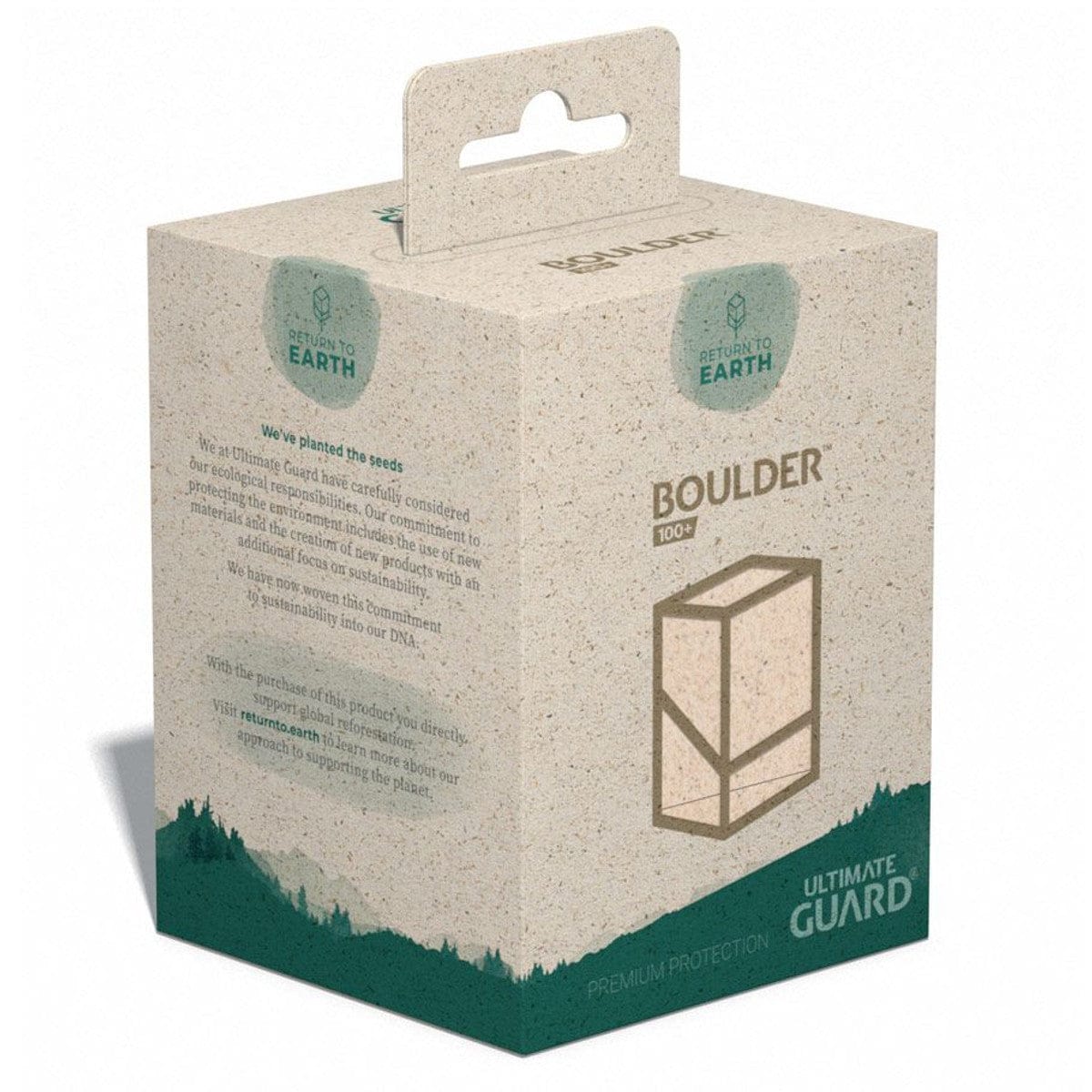 Ultimate Guard Game Supplies > Card Boxes Deck Box: Boulder: Return To Earth: 100+: Natural 4056133021067 UGD01114100700