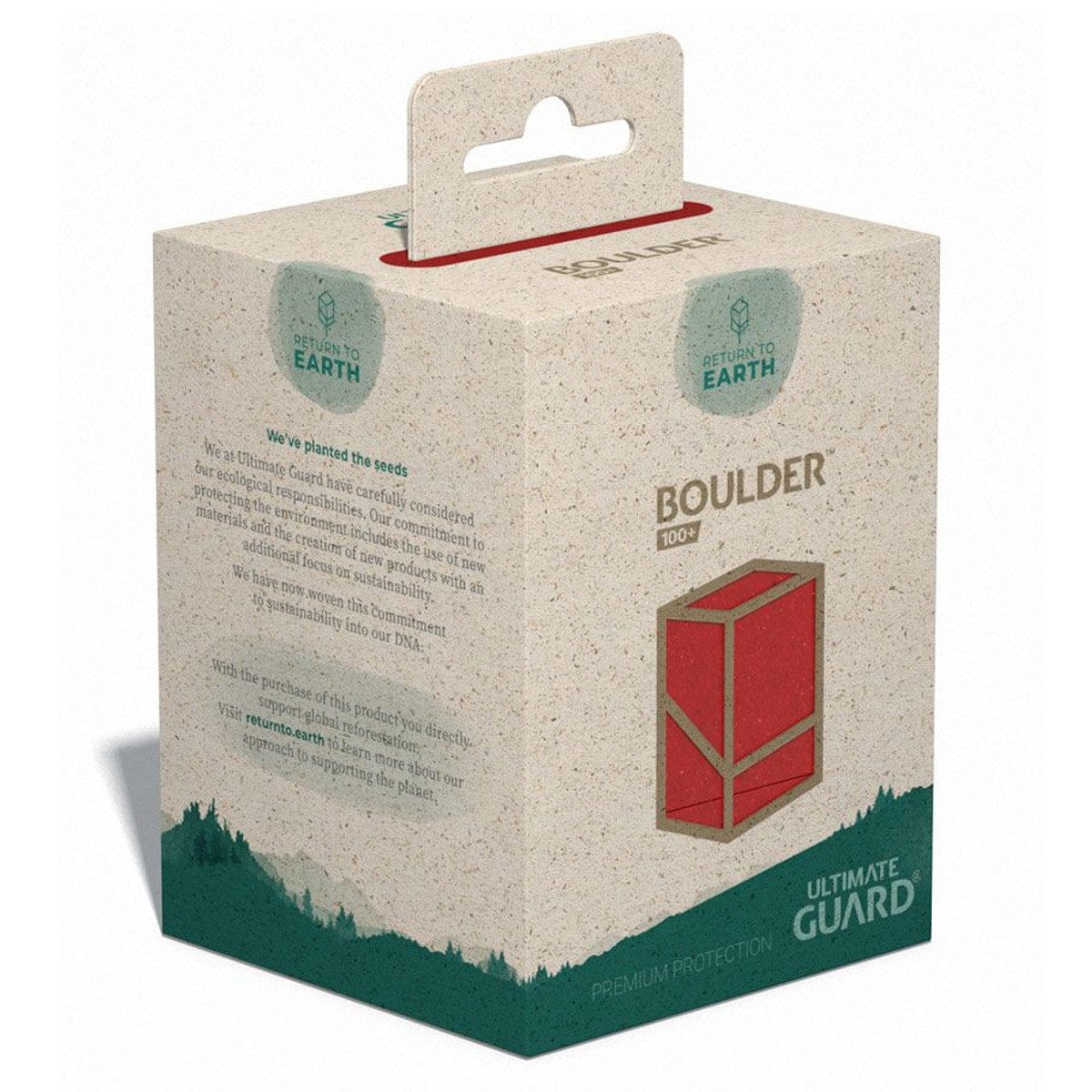 Ultimate Guard Game Supplies > Card Boxes Deck Box: Boulder: Return To Earth: 100+: Red 4056133022767 UGD01114100100