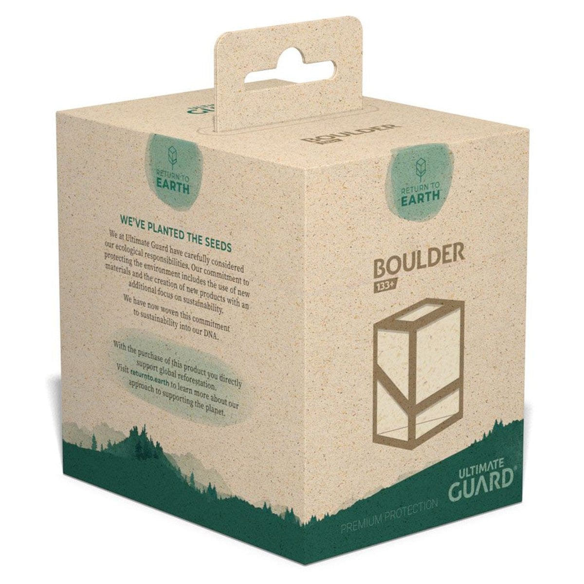 Ultimate Guard Game Supplies > Card Boxes Deck Box: Boulder: Return To Earth: 133+: Natural 4056133025157 UGD01135500700