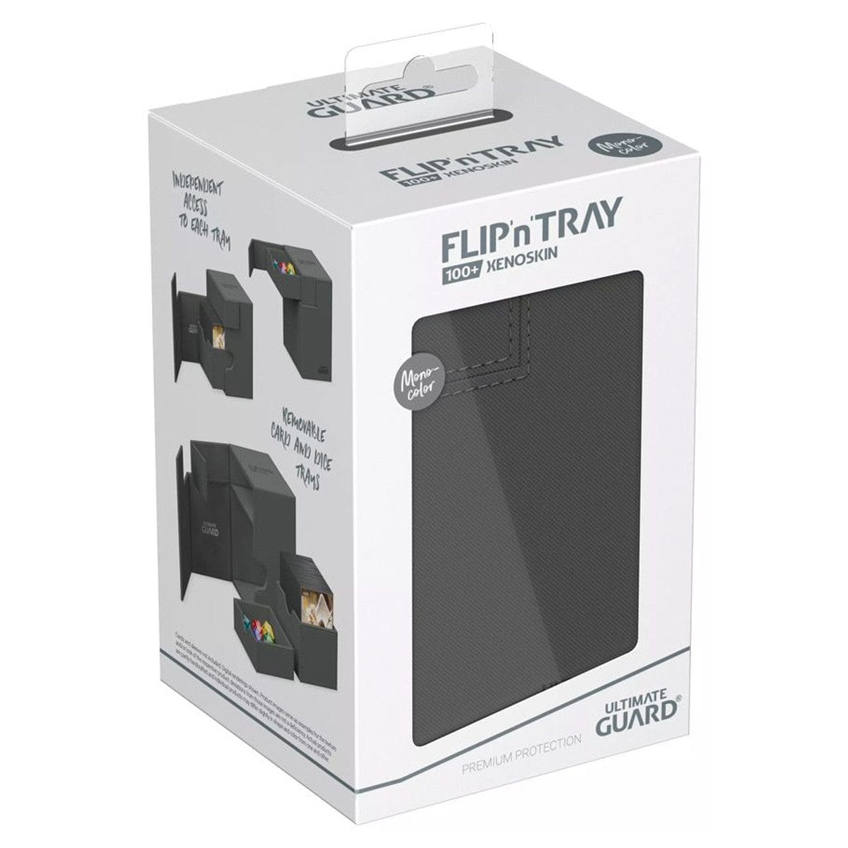 Ultimate Guard Game Supplies > Card Boxes Deck Box: Flip`n`Tray: 100+: Grey 4056133021845 UGD011233