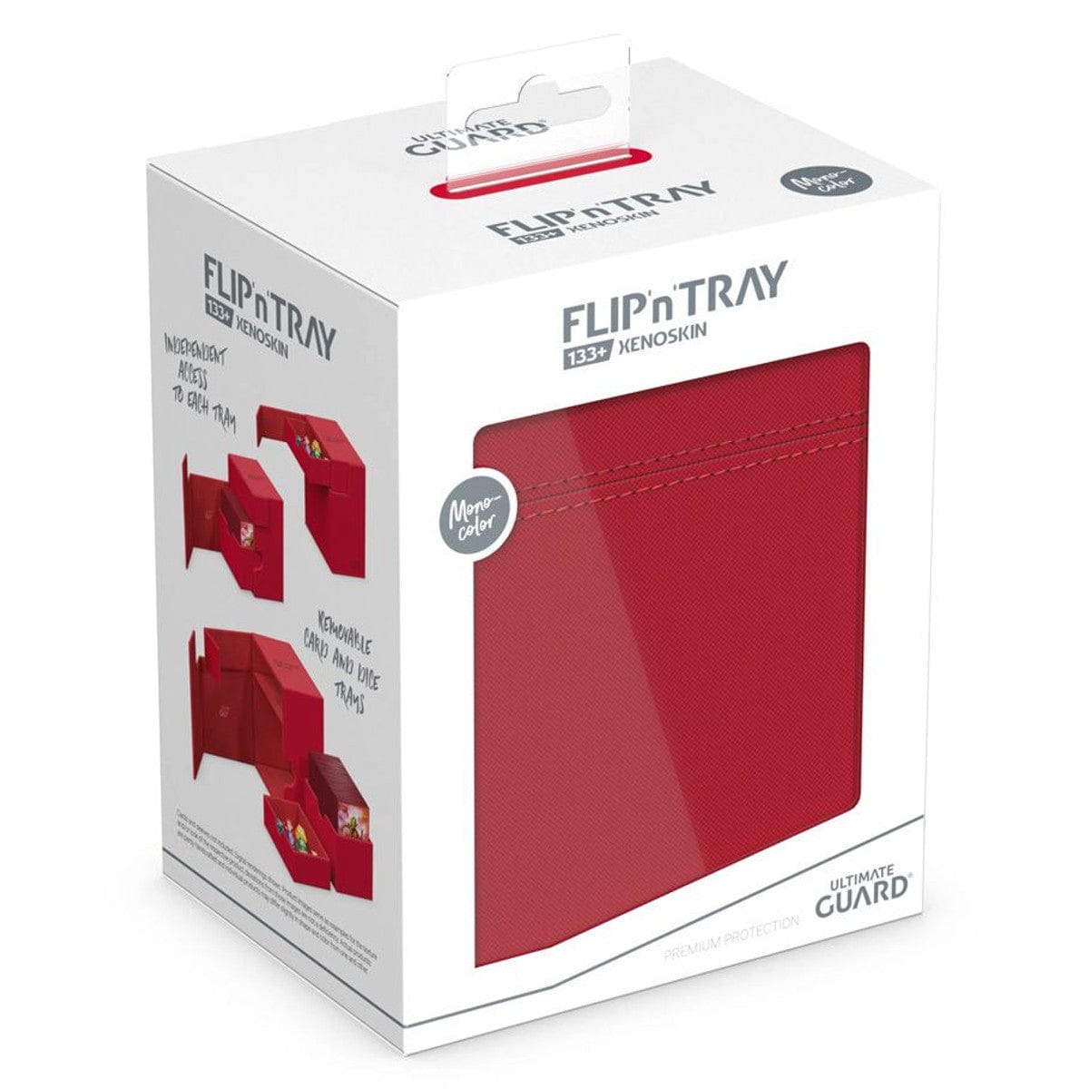 Ultimate Guard Game Supplies > Card Boxes Deck Box: Flip`n`Tray: 133+: Red 4056133025904 UGD011387