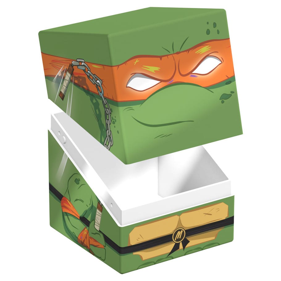Ultimate Guard Game Supplies > Card Boxes Deck Box: Squaroes: TMNT: Action Mode Michelangelo 4056133055253 UGDSQR100246