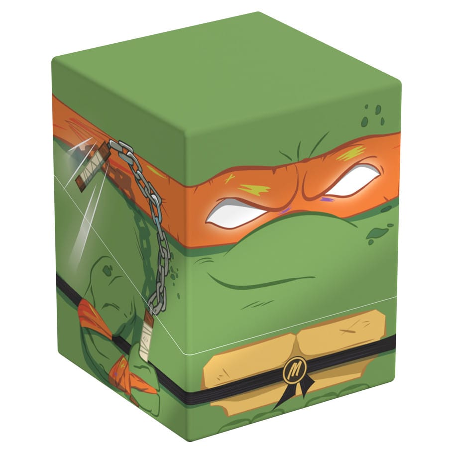 Ultimate Guard Game Supplies > Card Boxes Deck Box: Squaroes: TMNT: Action Mode Michelangelo 4056133055253 UGDSQR100246