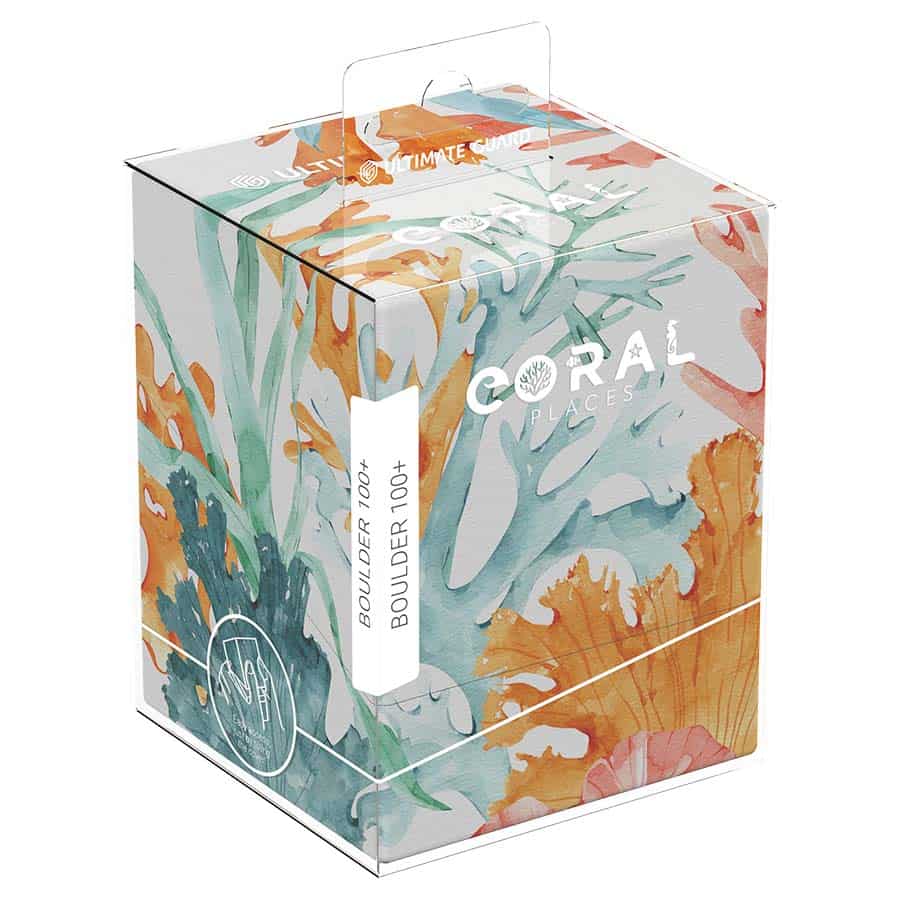 Ultimate Guard Game Supplies > Card Boxes ULTIMATE GUARD: RETURN TO EARTH BOULDER 100: CORAL PLACES: SEABLUE HUSH 4056133047678 UGD011814