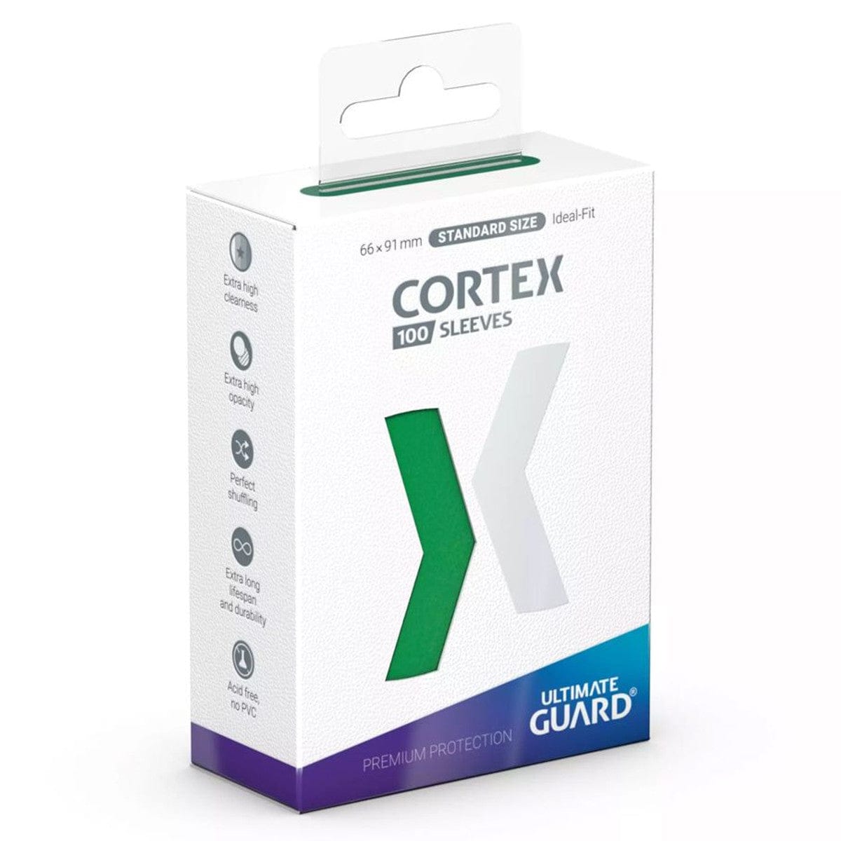 Ultimate Guard Game Supplies > Card Sleeves Deck Protector: Cortex: Green (100) 4056133018371 UGD011149