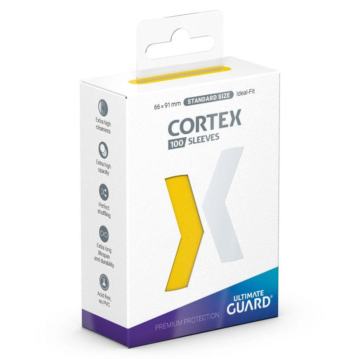 Ultimate Guard Game Supplies > Card Sleeves Deck Protector: Cortex: Yellow (100) 4056133018494 UGD011153