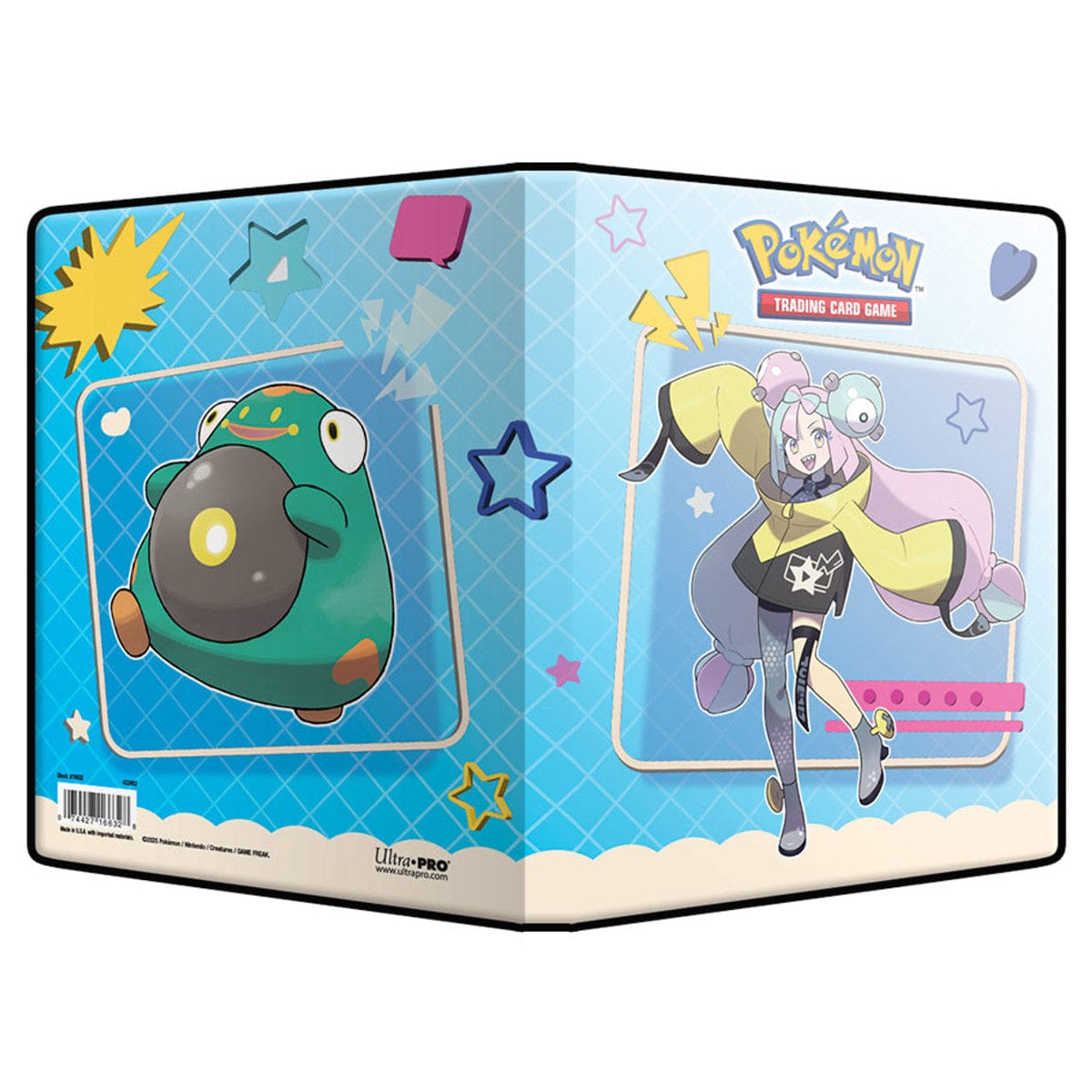 Ultra Pro Game Supplies > Card Binders Binder: 4-Pocket: Portfolio: Pokémon: Iono & Bellibolt 074427166328 ULP16632
