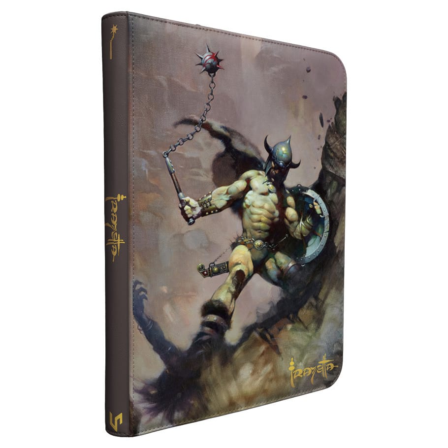Ultra Pro Game Supplies > Card Binders Binder: 9-Pocket: PRO: Artist Series: Frank Frazetta: Warrior with Ball and Chain 074427167530 ULP16753