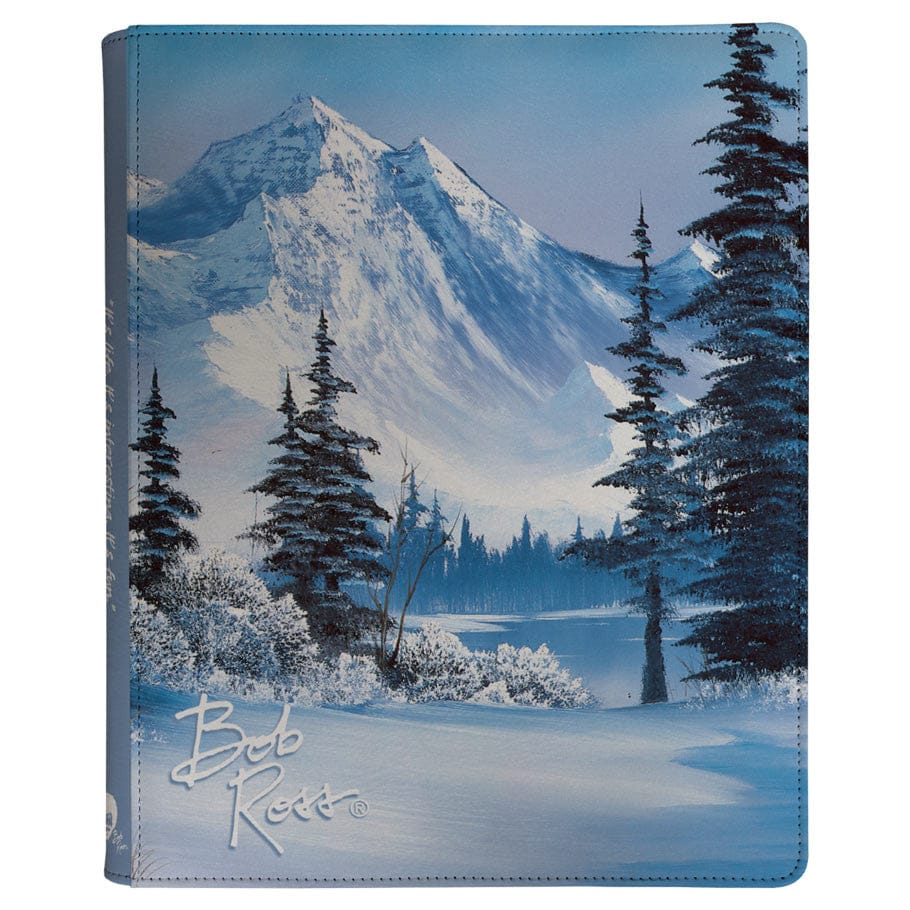 Ultra Pro Game Supplies > Card Binders Binder: 9-Pocket: PRO: Bob Ross: Winter Paradise 074427165215 ULP16521