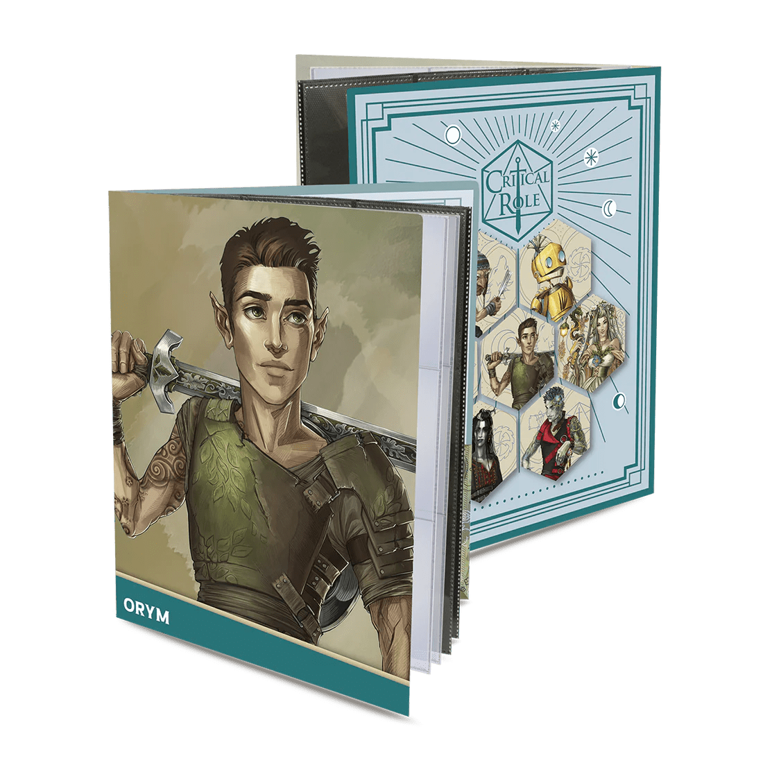 Ultra Pro Game Supplies > Card Binders Critical Role: RPG Folio with Stickers - Orym 074427161224 UPI 16122