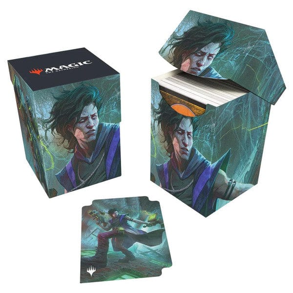 Ultra Pro Game Supplies > Card Boxes Deck Box: 100+: Magic the Gathering: Duskmourn: Winter, Cynical Opportunist 074427385934 ULP38593