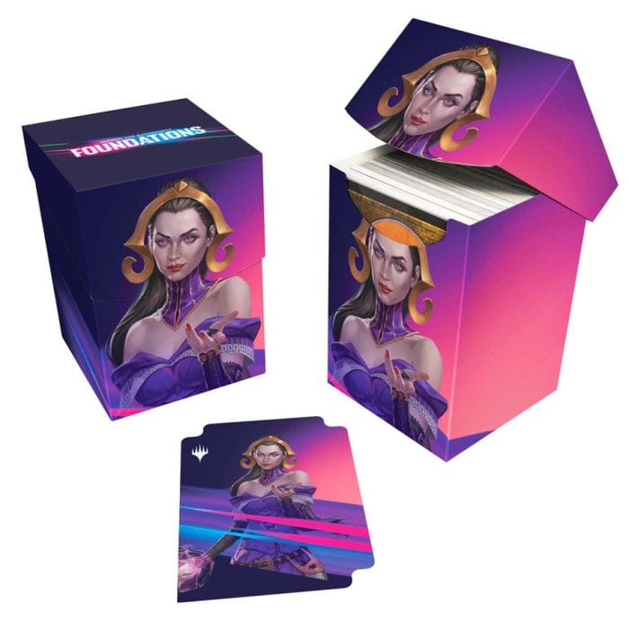 Ultra Pro Game Supplies > Card Boxes Deck Box: 100+: Magic the Gathering: Foundations: Dark 074427386375 ULP38637