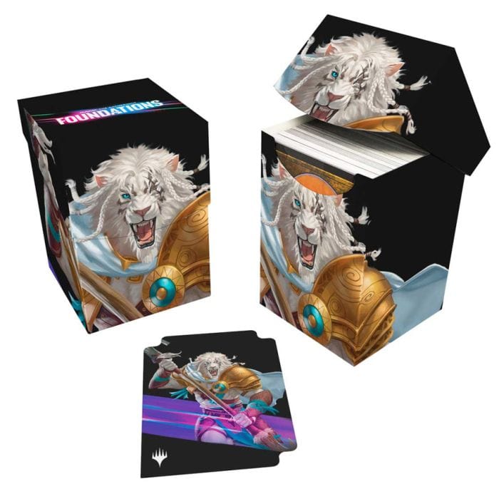 Ultra Pro Game Supplies > Card Boxes Deck Box: 100+: Magic the Gathering: Foundations: Light 074427386368 ULP38636