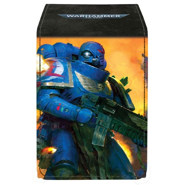 Ultra Pro Game Supplies > Card Boxes Deck Box: Alcove Flip: Warhammer 40,000: Space Marines 074427164409 ULP16440