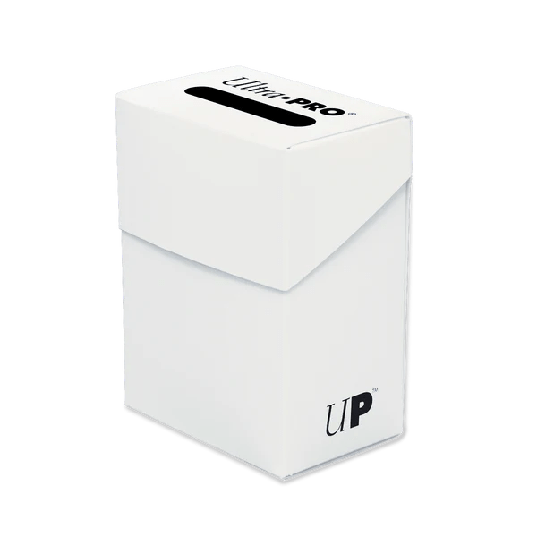 Ultra Pro Game Supplies > Card Boxes Ultra Pro: Deck Box - Solid White 074427825911 UPI 82591