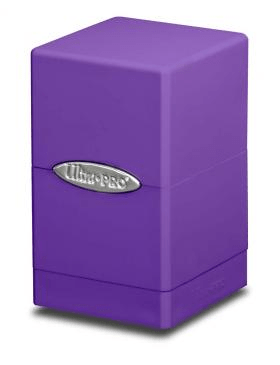 Ultra Pro Game Supplies > Card Boxes Ultra Pro: Satin Tower Deck Box - Purple 074427841812 UPI 84181