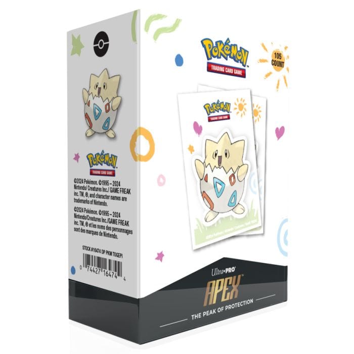 Ultra Pro Game Supplies > Card Sleeves Deck Protector: Apex: Pokémon: Togepi (105ct) 074427164744 ULP16474