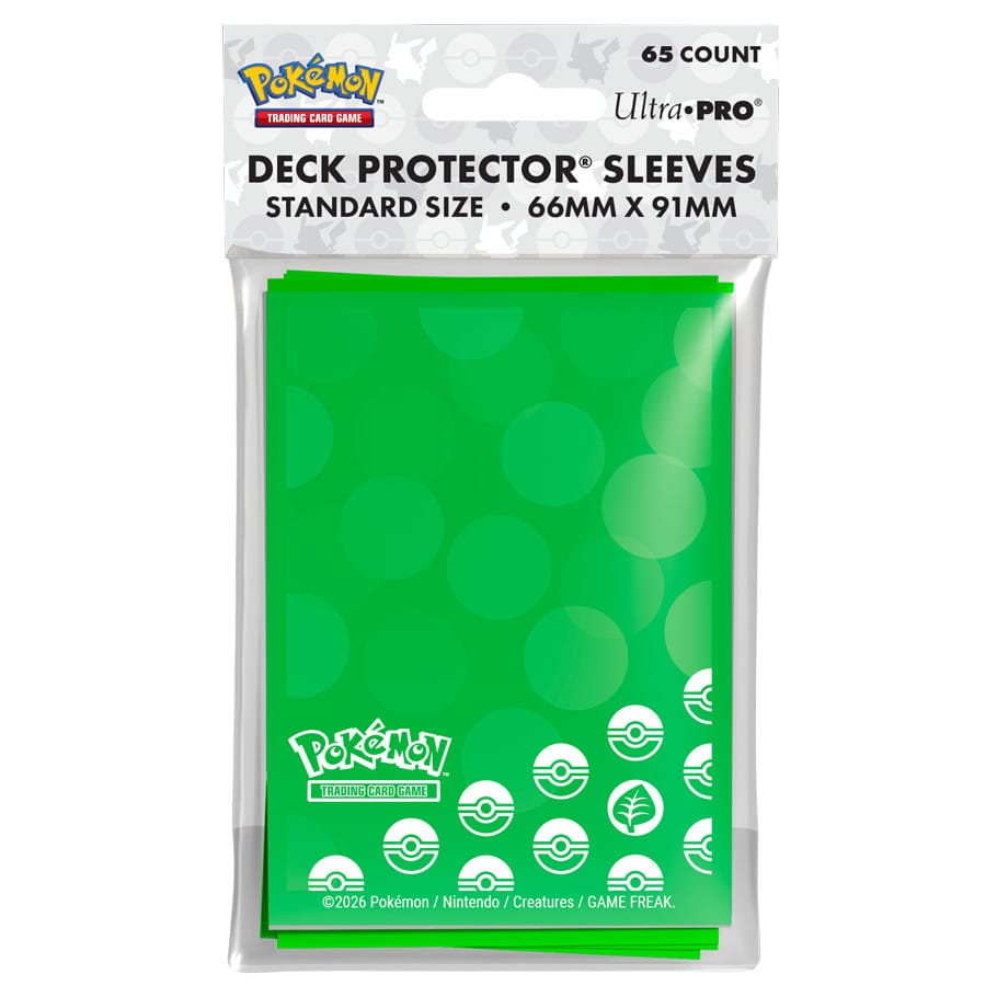 Ultra Pro Game Supplies > Card Sleeves Deck Protector: Pokemon: Grass Type Energy (65) 074427167424 ULP16742