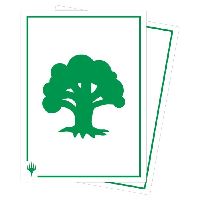 Ultra Pro Game Supplies > Card Sleeves Magic the Gathering CCG: Mana 8 - Apex Deck Protector Sleeves 105ct, Forest 074427199357 UPI 19935