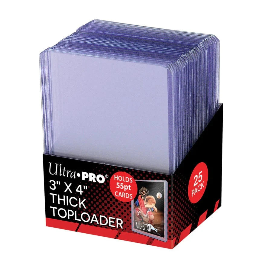 Ultra Pro Game Supplies > Card Sleeves Ultra Pro: 3" x 4" Toploaders 25ct - Action Packed, 55pt 074427811815 UPI 81181