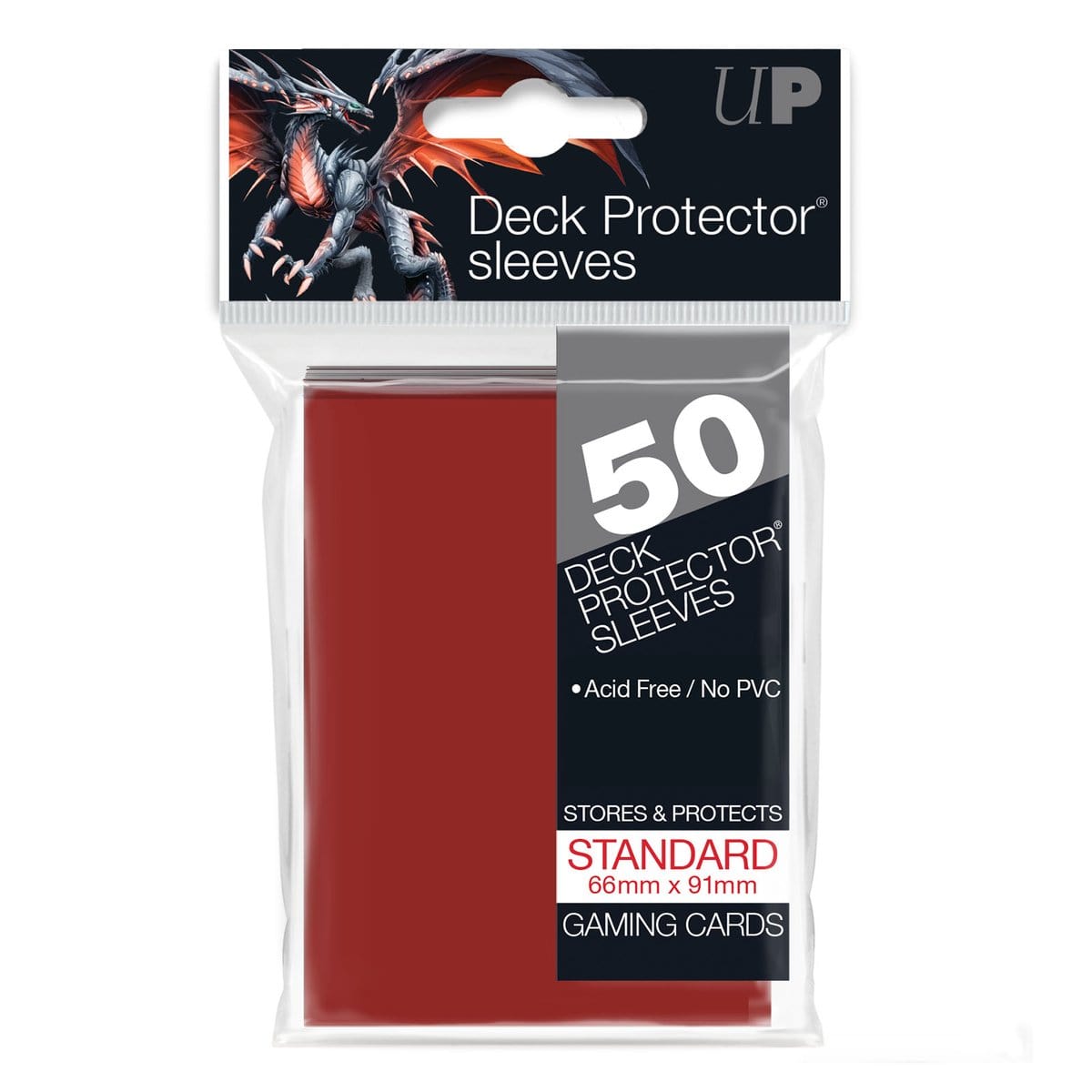 Ultra Pro Game Supplies > Card Sleeves Ultra Pro: Deck Protector 50ct - Red Solid 074427826727 UPI 82672