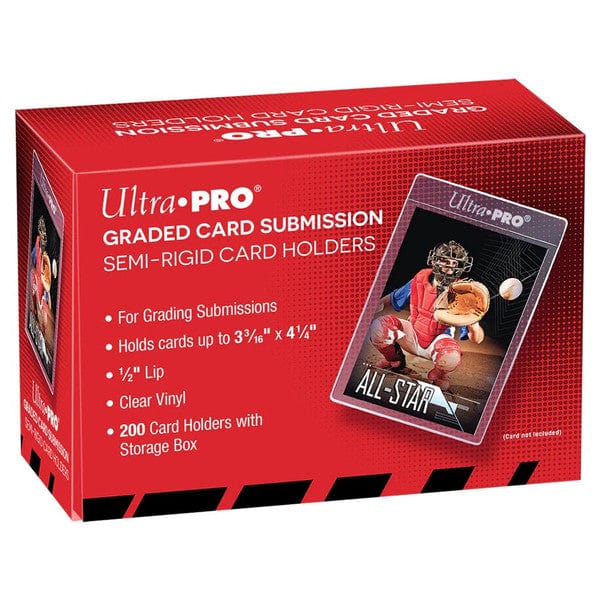 Ultra Pro Game Supplies > Card Sleeves Ultra Pro: Deck Protectors - Semi-Rigid Tall Card Holders, 1/2" Lip (200ct) 074427430009 ULP43000