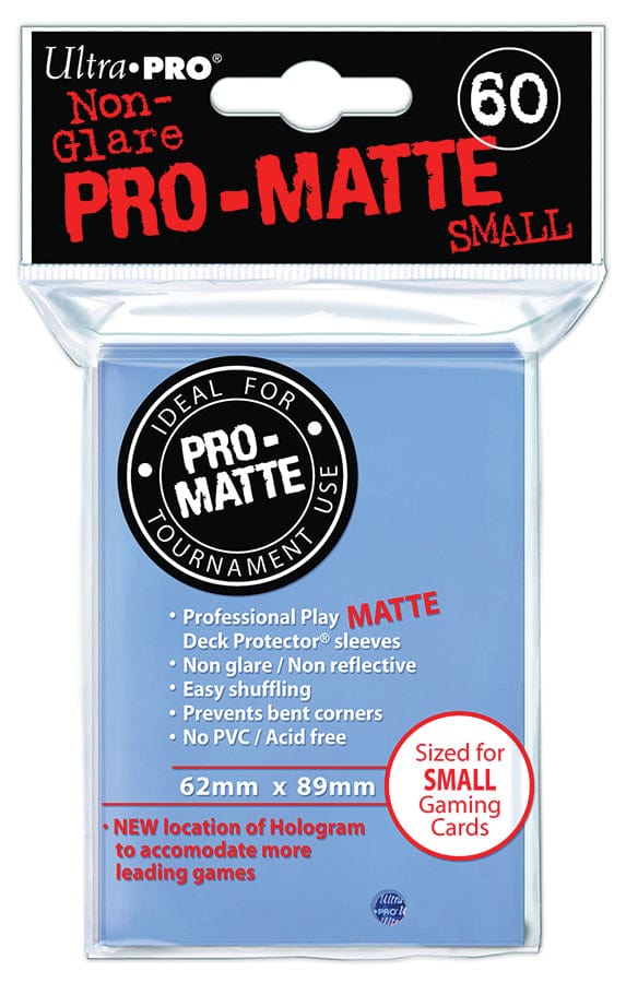 Ultra Pro Game Supplies > Card Sleeves Ultra Pro: Pro-Matte Small Deck Protector 60ct - Clear 074427844912 UPI 84491