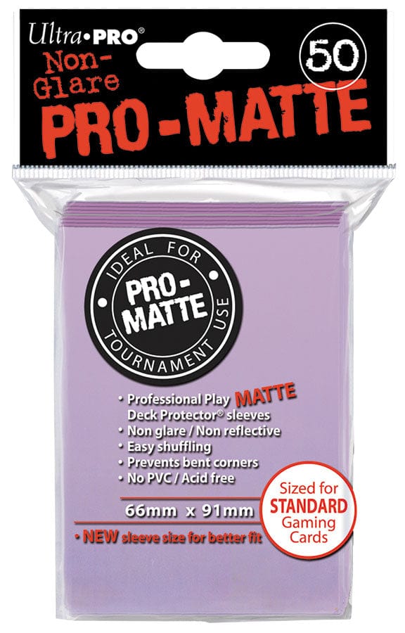 Pro-Matte Standard Deck Protectors 50ct - Lilac Pro-Matte Standard Deck Protectors 50ct - Lilac