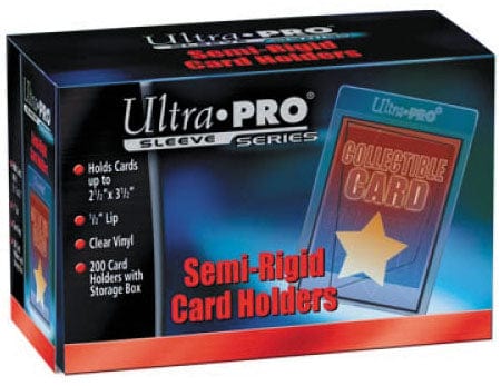 Ultra Pro: Semi-Rigid 1/2 Lip Sleeves - 200ct Ultra Pro: Semi-Rigid 1/2 Lip Sleeves - 200ct