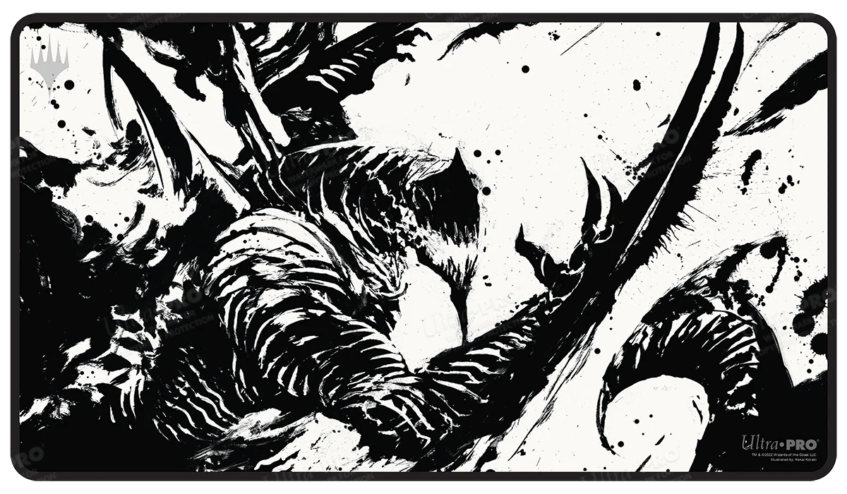 Ultra Pro Game Supplies > Playmats Ultra-Pro: MTG Playmat, Black Stitched - March of the Machine W 074427197810 UPI 19781