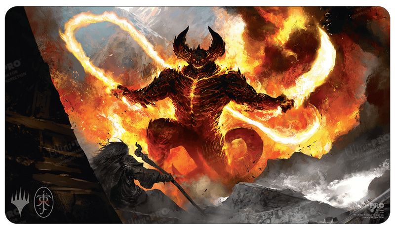 balrog card sleeves Ultra-Pro: MTG Playmat - Lord of the Rings