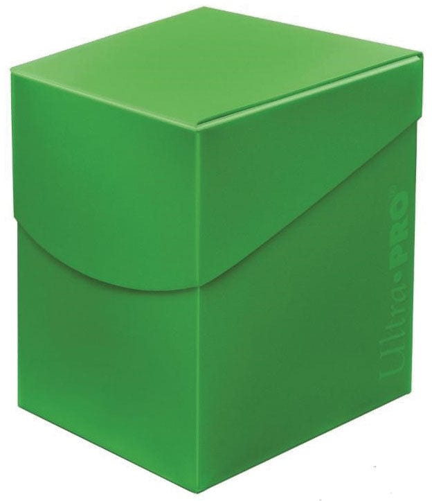 Ultra Pro Game Supplies > Card Boxes Pro 100+ Eclipse Deck Box: Lime Green 074427856885 UPI 85688