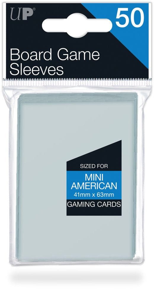 Ultra Pro Game Supplies > Card Sleeves Ultra Pro: Board Game Sleeves 50ct - Mini American (41 x 63mm) 074427826628 UPI 82662
