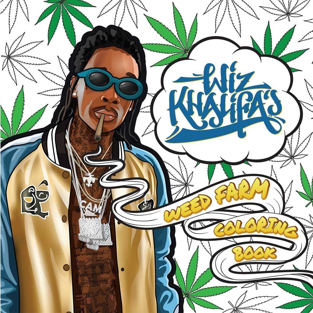 Ulysses Press Books > Coloring Books Wiz Khalifa's Weed Farm Coloring Book - Paperback 9781612438955 MC-24483