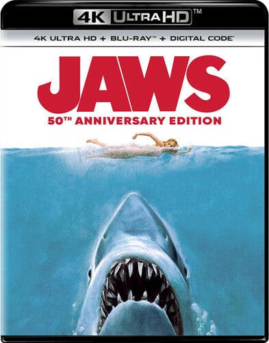 Universal Studios Movies > 4K 4K: Jaws (50th Anniversary Edition) 191329280812 MHV1000855817UHD